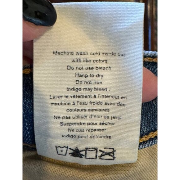 Rag & Bone Jeans Womens Size‎ 24 Blue Denim Ellerly Wash High Rise Ankle Skinny - Picture 13 of 13